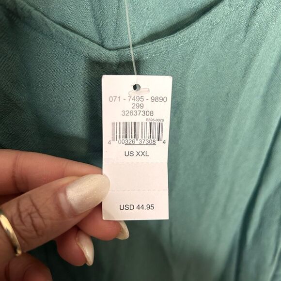 Aerie Cross back strap Midi Dress - Picture 2 of 3